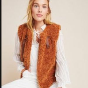 Anthropologie Teddy vest